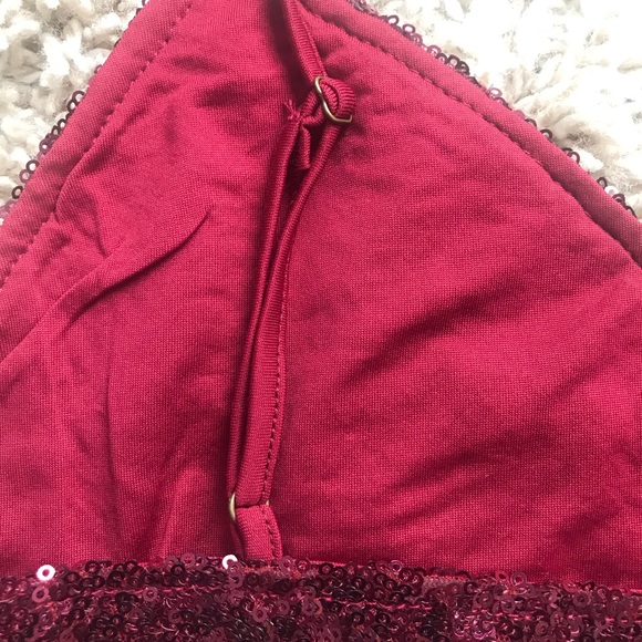 Penny Sequined V-neck Bralette - Picture 5 of 6